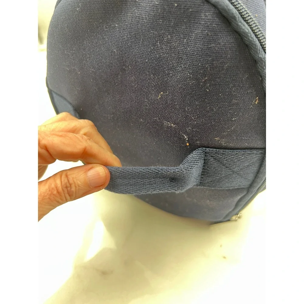 Polo Ralph Lauren Fragrances Navy Blue Canvas Duffel Bag Weekend Travel Gym Bag